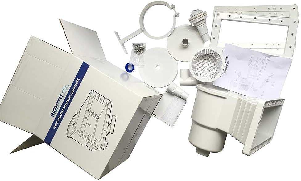 image:imageRightFit Wide Mouth ThruWall Above Ground Pool Skimmer Kit WB734757