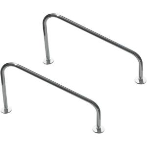 S.R.Smith 50-902 Deck Mounted Stair Rail for Pools(Stainless Steel)