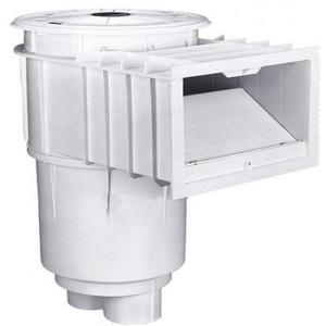 Sta-Rite 08650-6404 U-3 SwimQuip Inground Skimmer for Concrete Pools, 2 Inch Slip with 1 1/2 Inch Slip Reducers, Grey w/ Grey Lid & Frame, without Float
