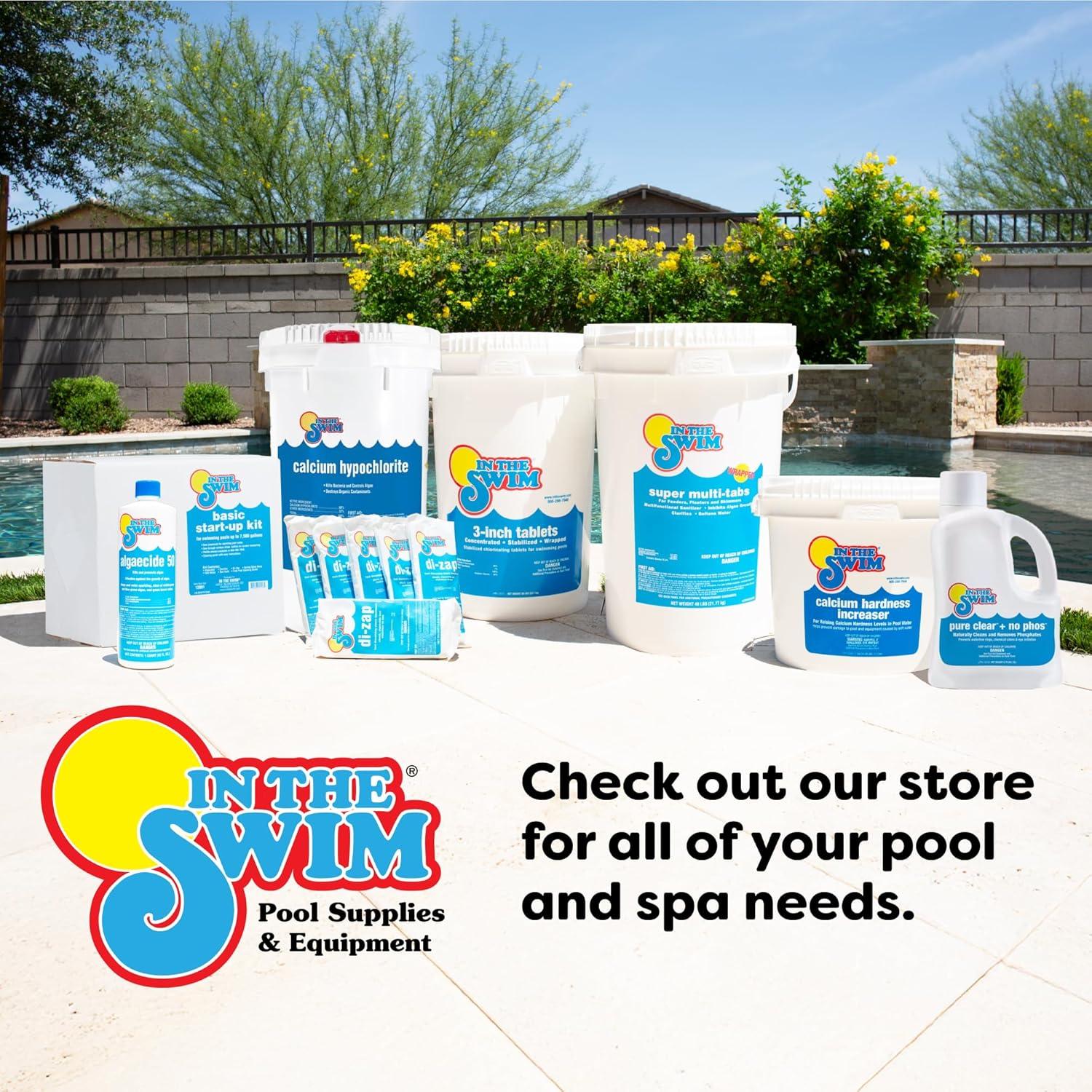 image:imageIn The Swim Yellow Algae Treatment Kit 2 Lb Quick Clear Yellow 6 x 1 Lb Cal Hypo Pool Shock 2Step Solution for Mustard Algae Removal and CrystalClear WaterQCY 12 x 1 CH Bundle