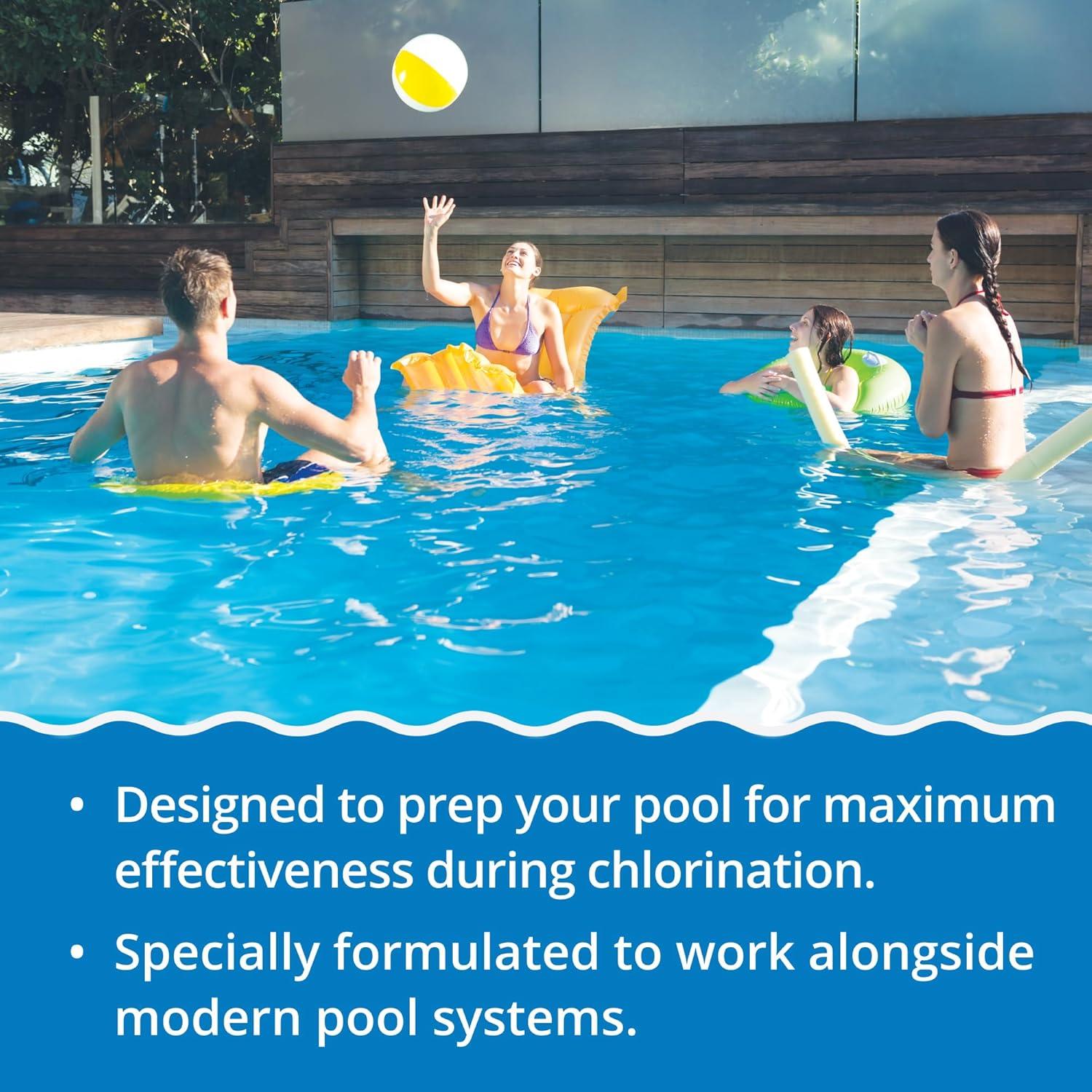image:imageIn The Swim Yellow Algae Treatment Kit 2 Lb Quick Clear Yellow 6 x 1 Lb Cal Hypo Pool Shock 2Step Solution for Mustard Algae Removal and CrystalClear WaterQCY 12 x 1 CH Bundle