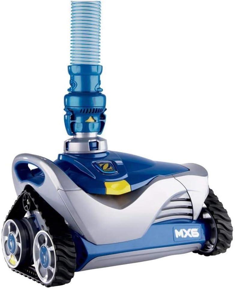 image:imageZodiac MX6 SuctionSide InGround Pool Cleaner with Zodiac Cyclonic Leaf Canister Cyclonic Suction and XTrax for Extreme Maneuverability