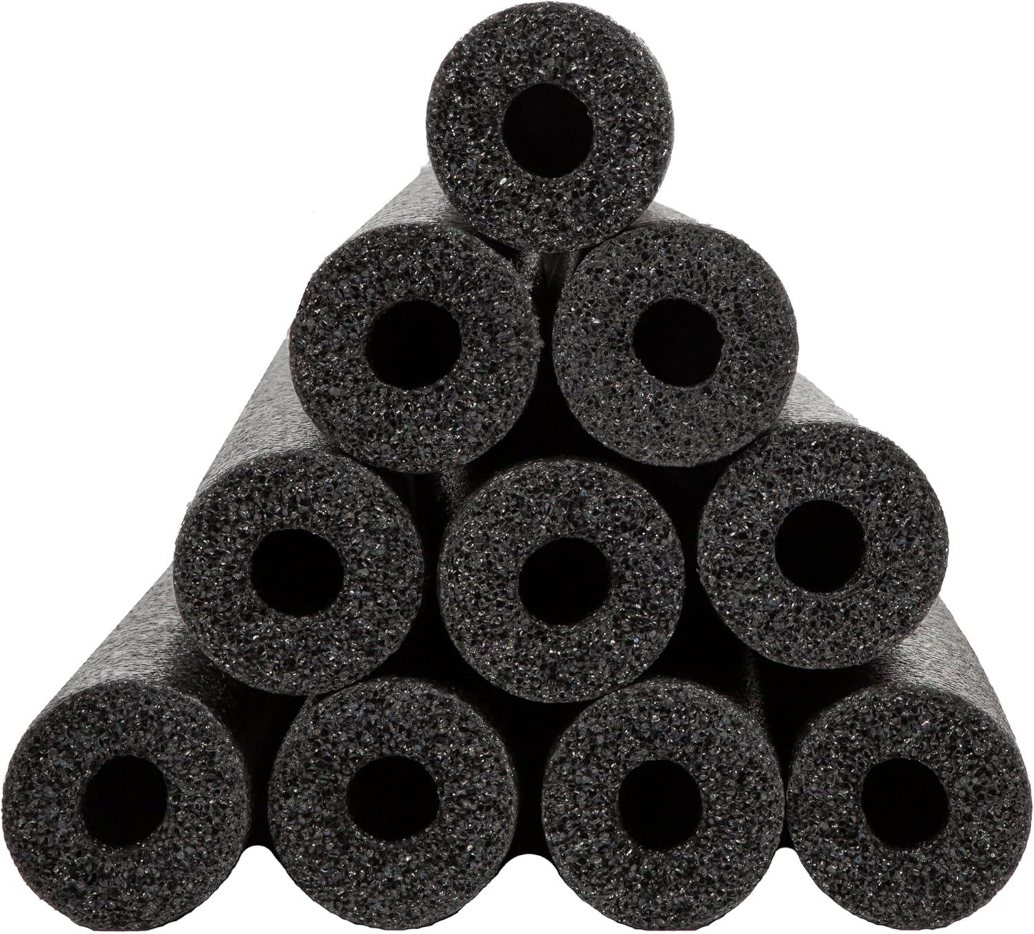 image:imageIn The Swim Pool Noodles Soft Large Foam Noodles for Extra Buoyancy Floating Training Device Exercise Aid Pool Toy 7 Color Patterns 20 and 40 PacksBlack