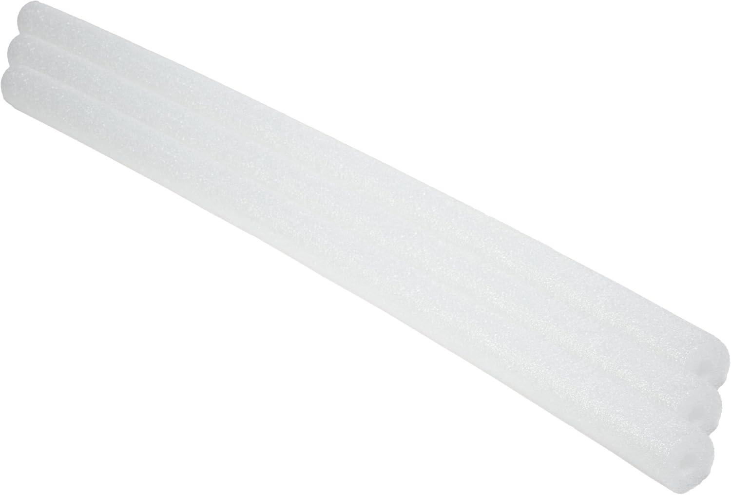 image:imageIn The Swim Pool Noodles Soft Large Foam Noodles for Extra Buoyancy Floating Training Device Exercise Aid Pool Toy 7 Color Patterns 20 and 40 PacksWhite