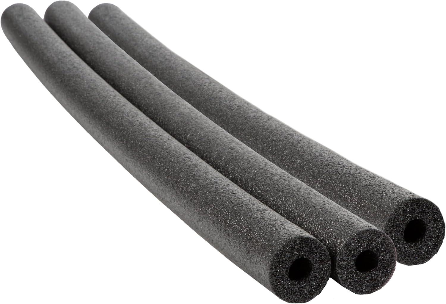 image:imageIn The Swim Pool Noodles Soft Large Foam Noodles for Extra Buoyancy Floating Training Device Exercise Aid Pool Toy 7 Color Patterns 20 and 40 PacksBlack